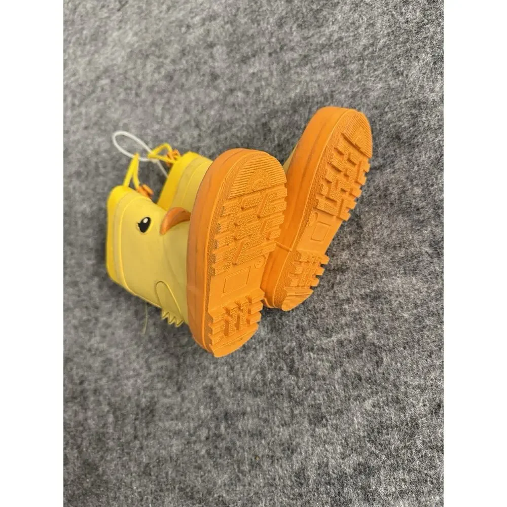 Mucky Wear Toddler Girls Boys Rain Boots 5T Kids Rubber Duck Yellow Wings N201